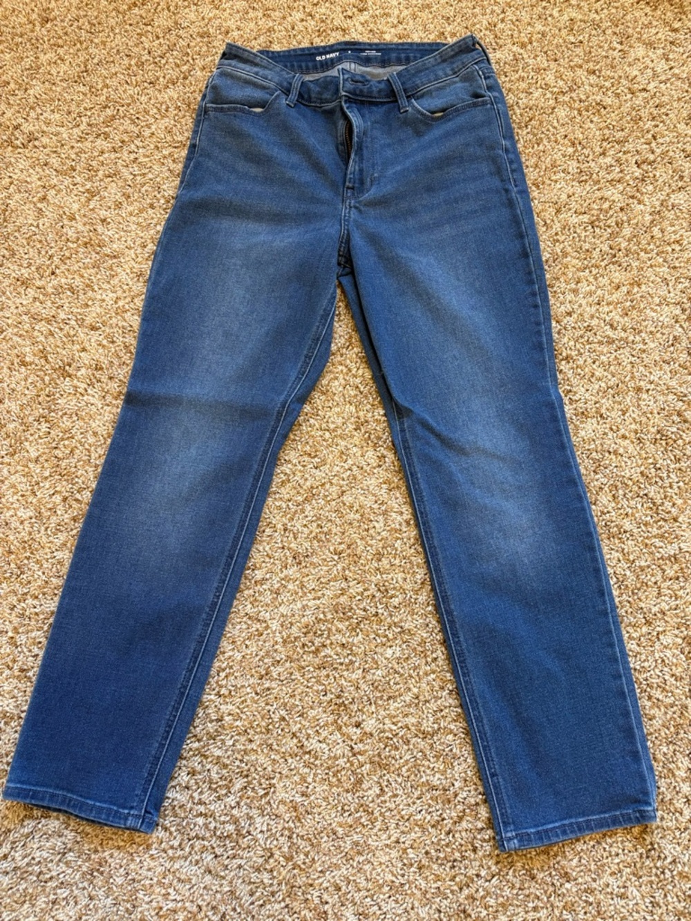 Classic Women’s Dark Blue Straight-Leg Jeans